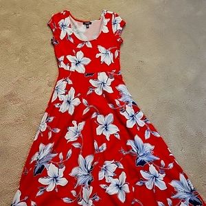 Chaps brand floral dress